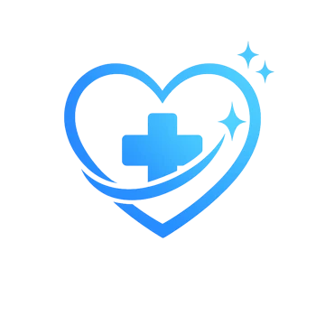 Hjerteikon for omsorgsfuld patientservice