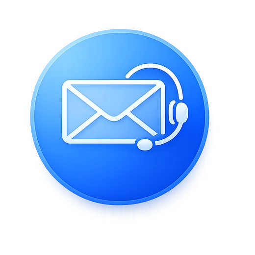 E-mail ikon for hurtig og professionel e-mail-kundeservice