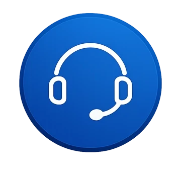 Headset ikon for danske sekretærer hos NordicCall