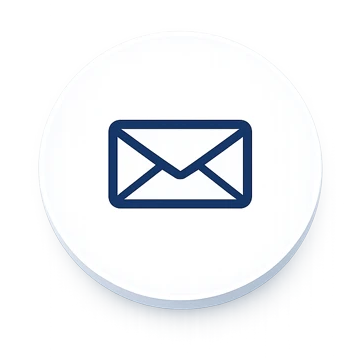 E-mail ikon for svar på e-mail eller telefon